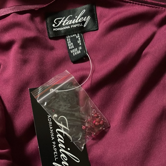 Hailey Adrianna Papell magenta gown - Picture 3 of 5